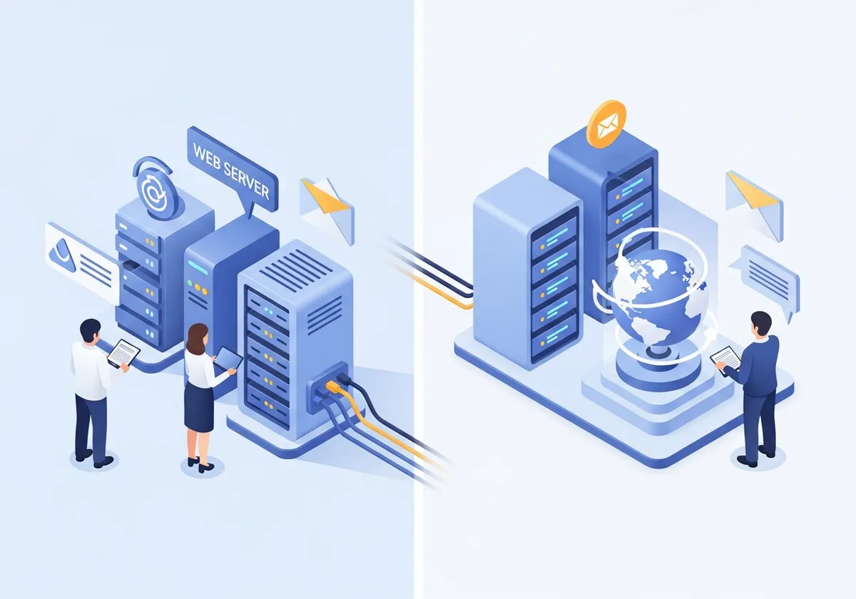 Webサーバーとメールサーバーを分けるメリット|分離運用ガイド